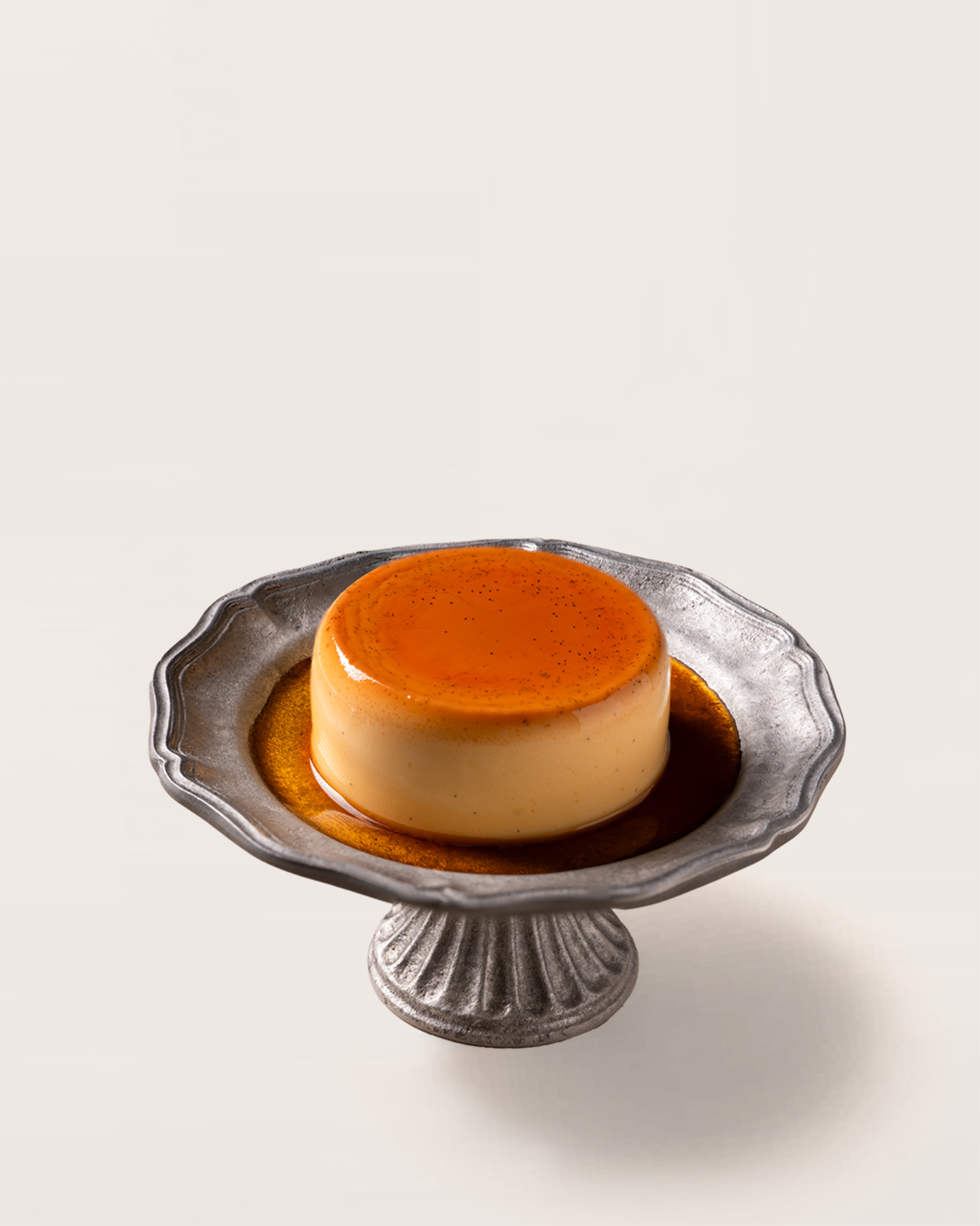 法式香草布丁 — 馬達加斯加香草莢苦甜焦糖底手工法式甜點 G.A.TEA